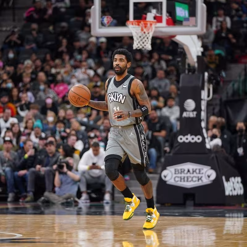 Kyrie Irving, con los Brooklyn Nets