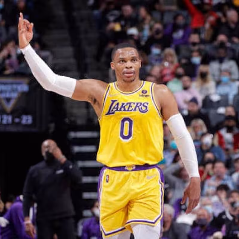 Russell-Westbrook será apartado de Lakers. Foto: gettyimages