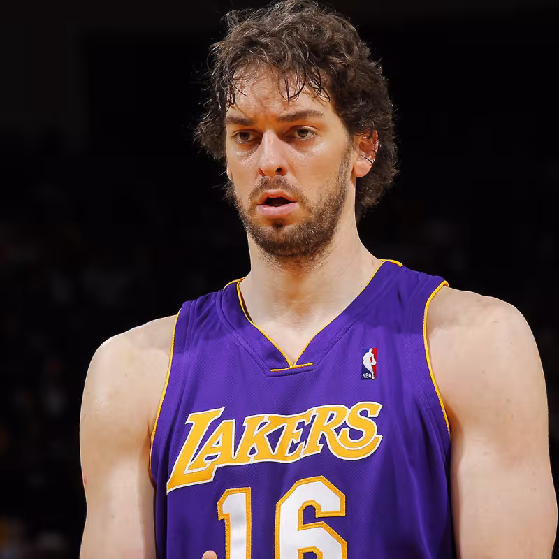 Pau Gasol, con Los Angeles Lakers