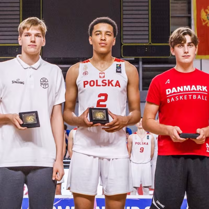 Jeremy Sochan, con la selección de Polonia Sub-16
