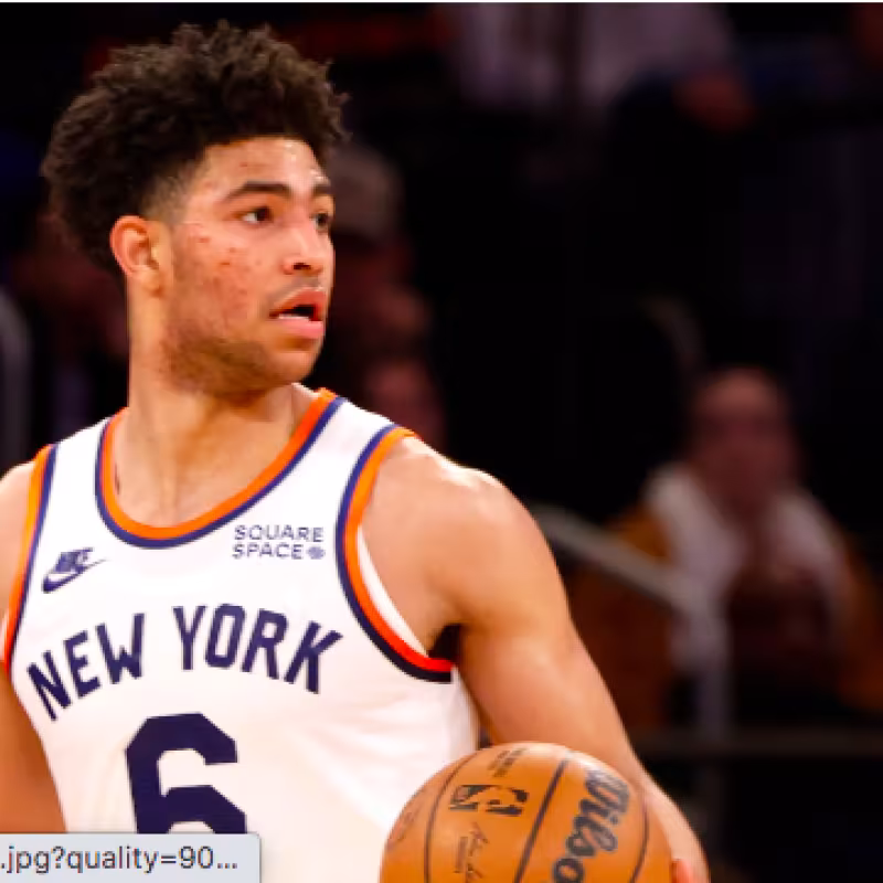 Quentin Grimes, jugador de New York Knicks. 