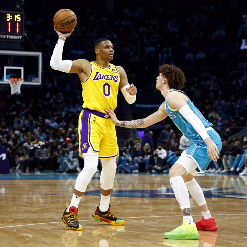 Russell Westbrook, con Los Angeles Lakers