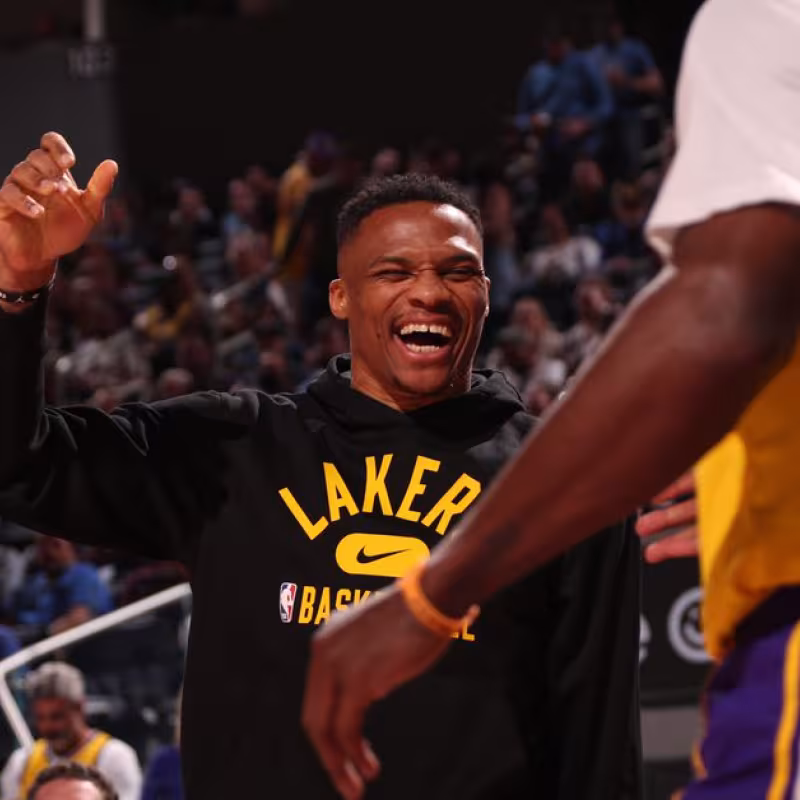 Russell Westbrook, con Los Angeles Lakers