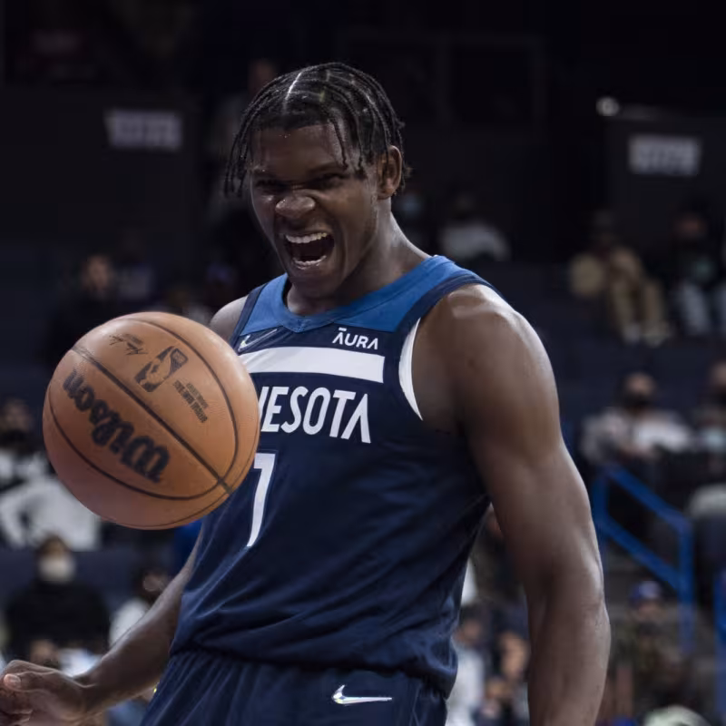 Anthony Edwards, jugador de Minnesota Timberwolves.