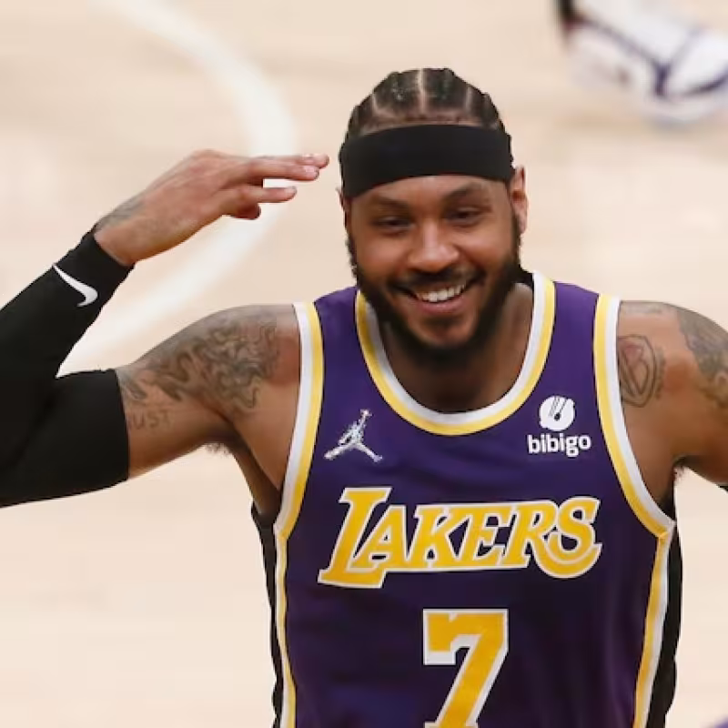 Carmelo Anthony, agente libre de la NBA.