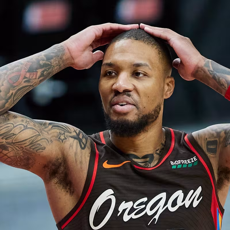 Damian Lillard, estrella de Portland Trail Blazers.