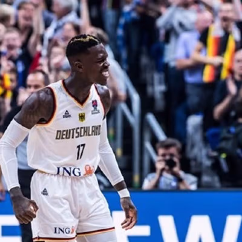 Dennis Schröder, jugador de Los Angeles Lakers.
