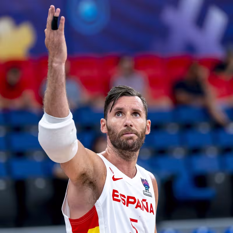 Rudy Fernández, capitán de la Selección Española.