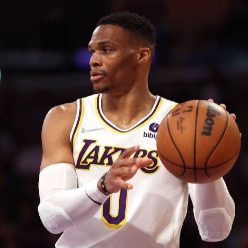Russell Westbrook, jugador de Los Angeles Lakers.
