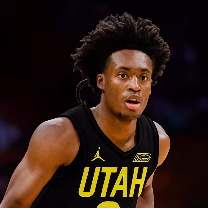 Collin Sexton, entrenando con los Utah Jazz