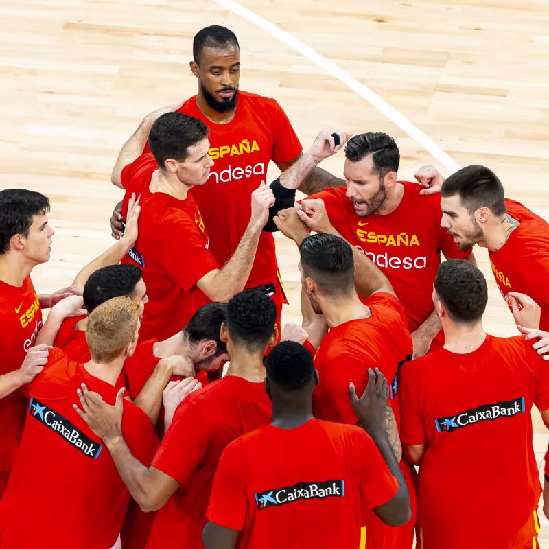 España gana a Montenegro en Eurobasket 2022. Foto: gettyimages