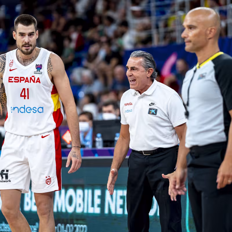 Juancho y Garuba, Eurobasket 2022. Foto: gettyimages