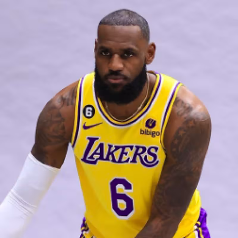 LeBron James, estrella de Los Angeles Lakers.