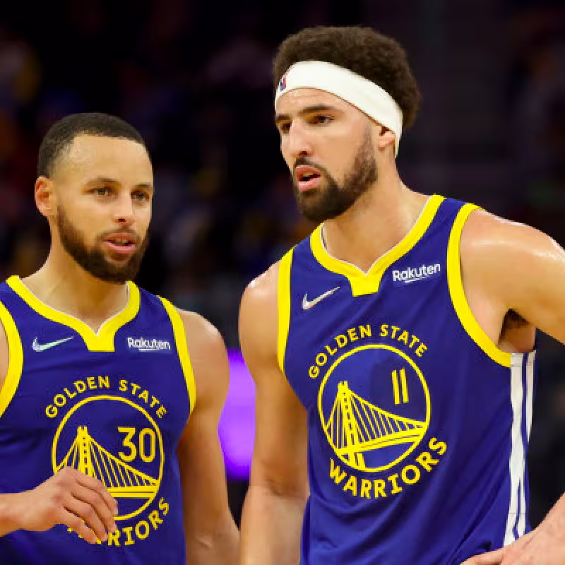 Steph Curry y Klay Thompson, estrellas de Golden State Warriors