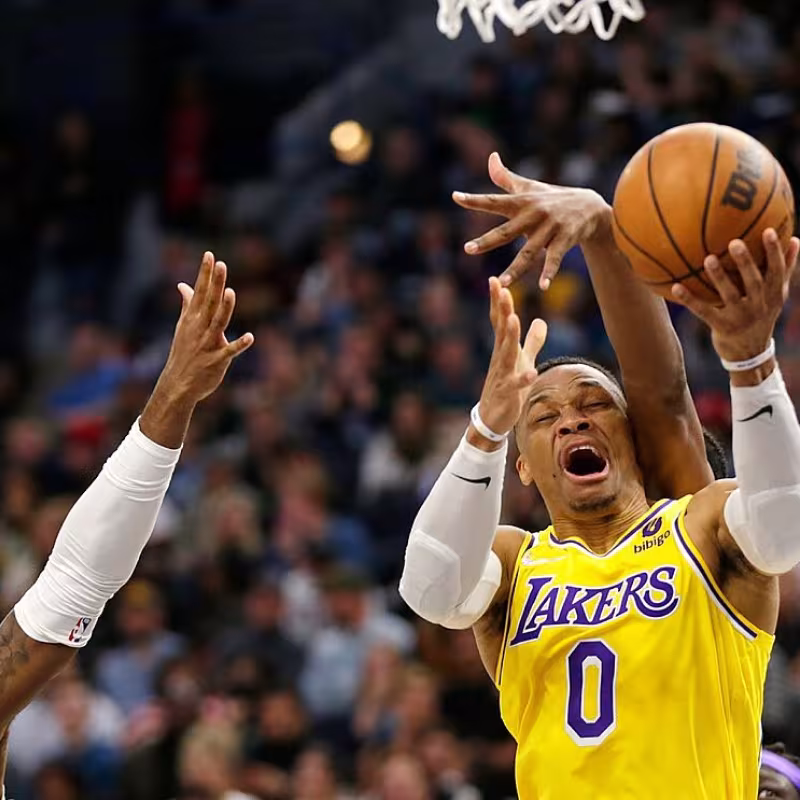 Westbrook, amenaza Schroder Lakers. Foto: gettyimages