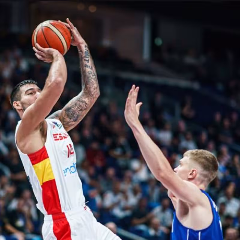 Willy Hernangómez destrozó a Finlandia. 