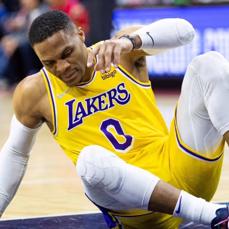 Russell Westbrook, jugador de Los Angeles Lakers.