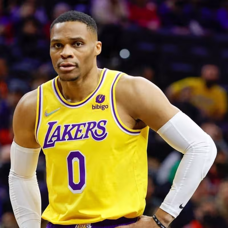 Russell Westbrook, jugador de Los Angeles Lakers.