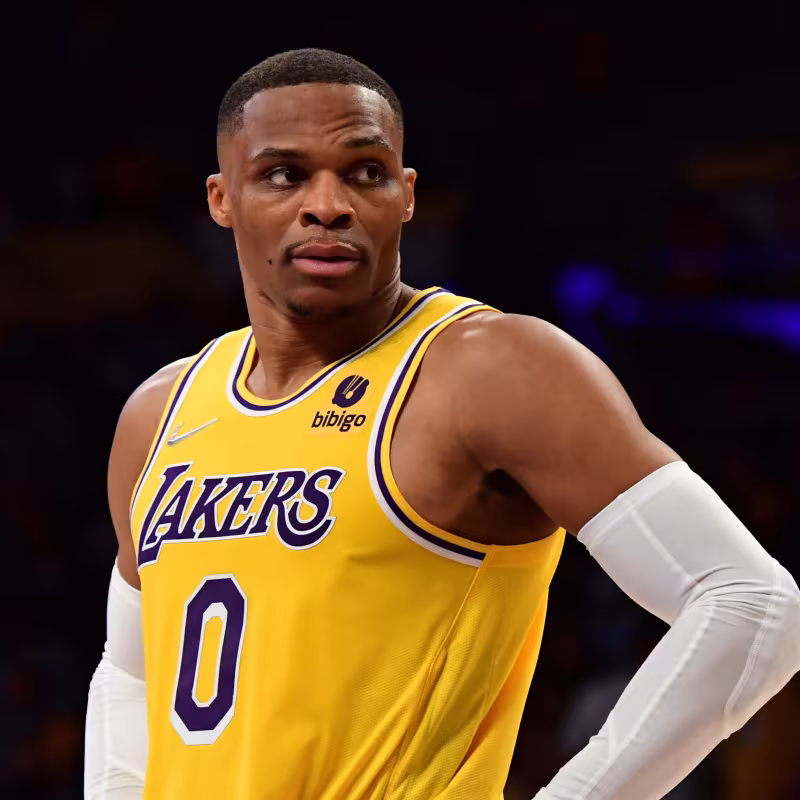 Russell Westbrook, jugador de Los Angeles Lakers.