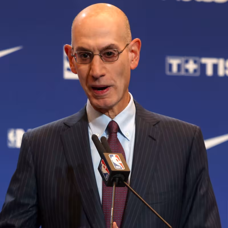Adam Silver, comisionado de la NBA. 