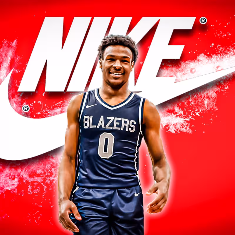 Bronny James firma por Nike