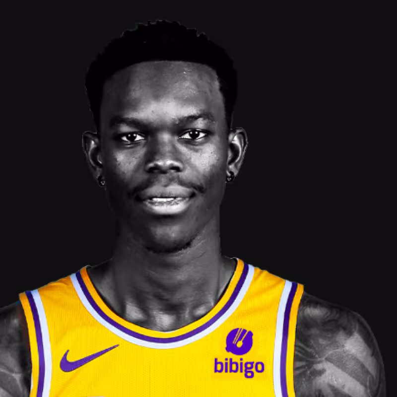 Dennis Schroder, jugador de Los Angeles Lakers.