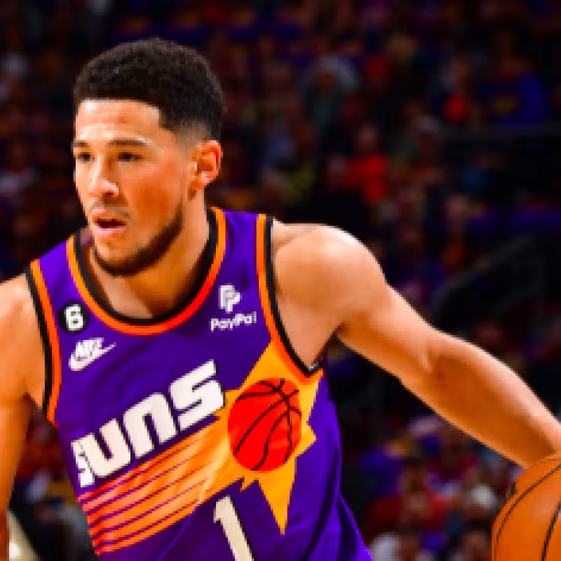 Devin Booker, jugador de Phoenix Suns.