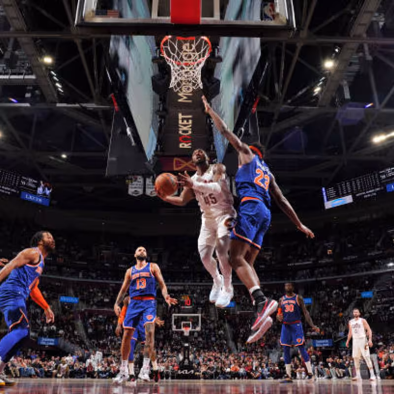 Donovan Mitchell, jugada increíble con Cavs. Foto: gettyimages