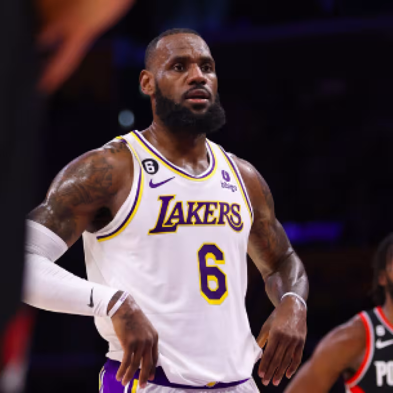 LeBron James, estrella de Los Angeles Lakers.