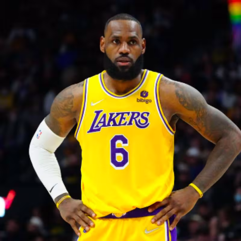 LeBron James, estrella de Los Angeles Lakers.