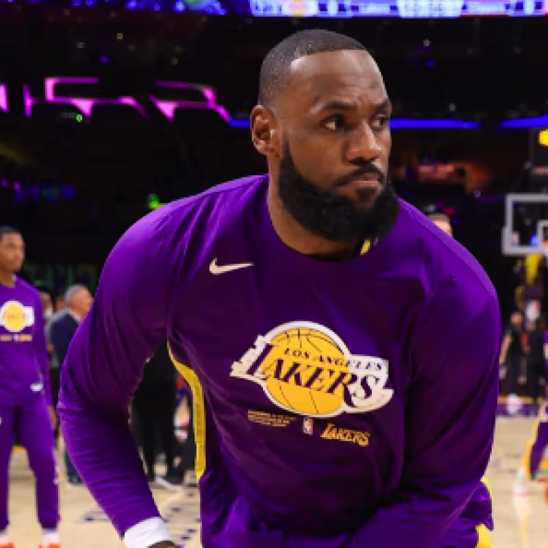 LeBron James, estrella de Los Angeles Lakers.