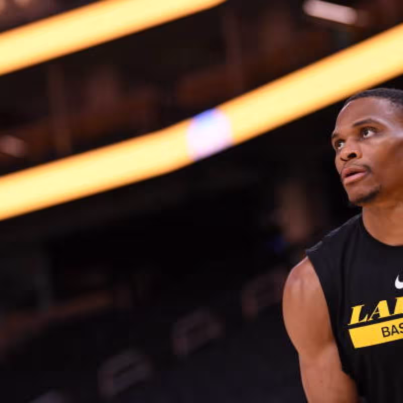 Russell Westbrook, banquillo. Foto: gettyimages