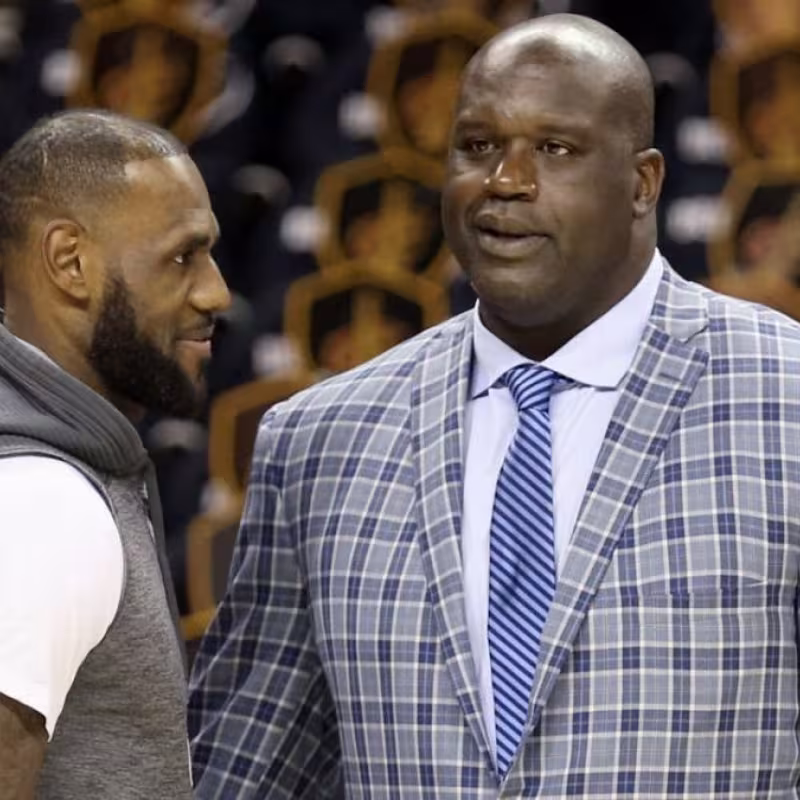 LeBron James y Shaquille O'Neal