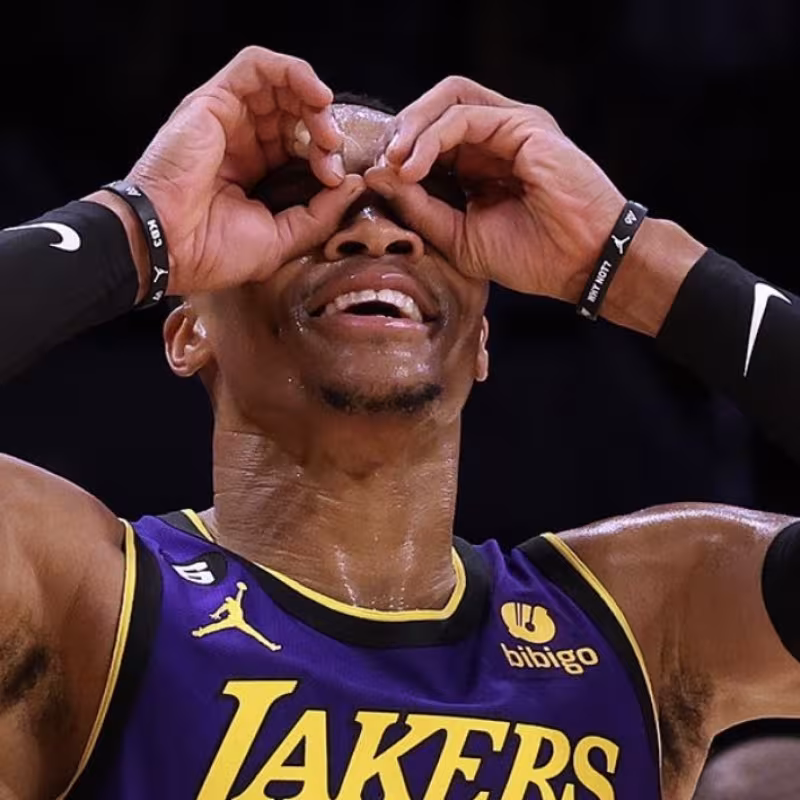 Russell Westbrook, jugador de Los Angeles Lakers.