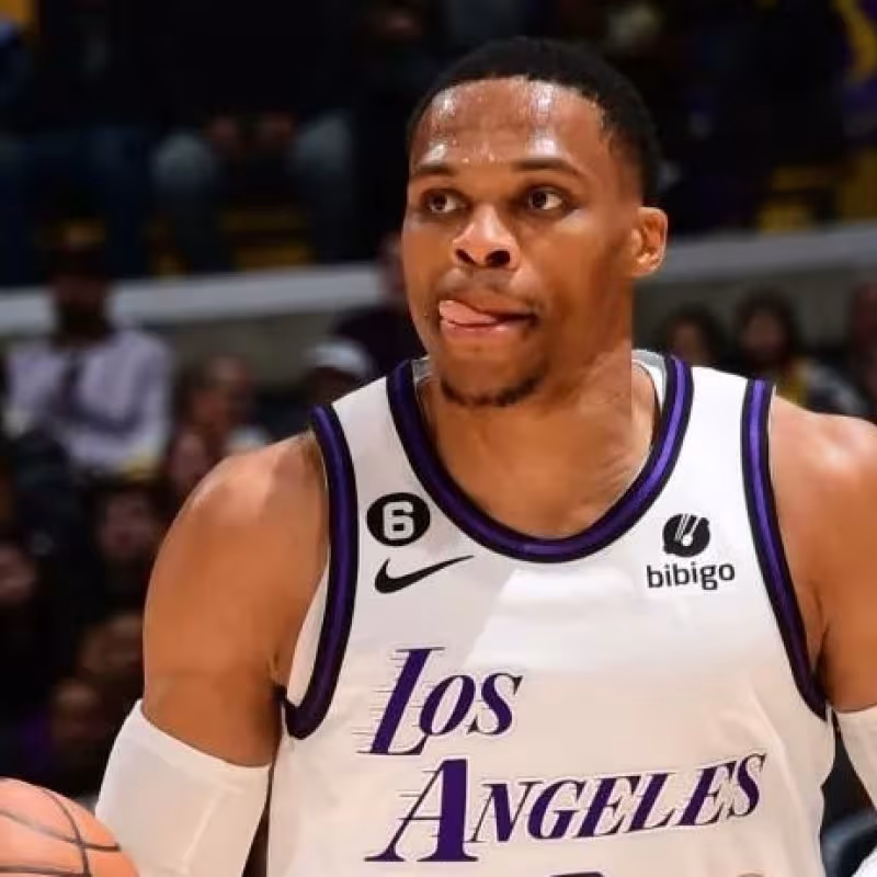 Russell Westbrook, jugador de Los Angeles Lakers.