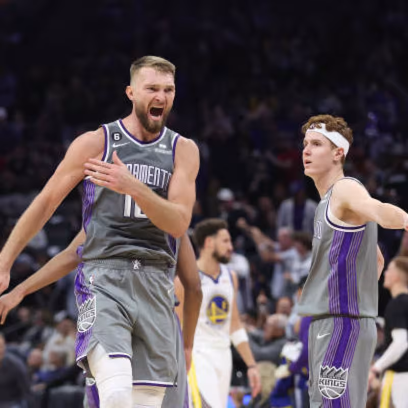 Domantas Sabonis, exhibición con Kings. Foto: gettyimages