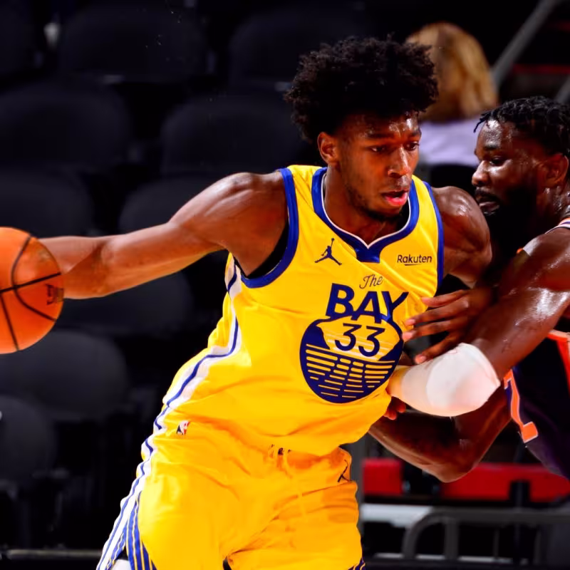 James Wiseman, jugador de Golden State Warriors. 