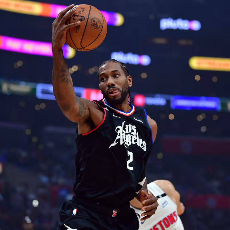 Kawhi Leonard, en un partido contra Detroit Pistons