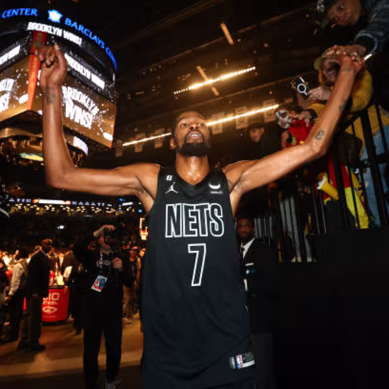 Kevin Durant, exhibición. Foto: gettyimages