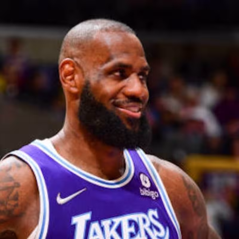 LeBron James, estrella de Los Angeles Lakers. 