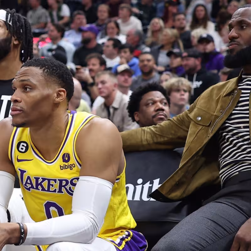 LeBron James, Russell Westbrook y Anthony Davis no funcionan en Los Angeles Lakers.