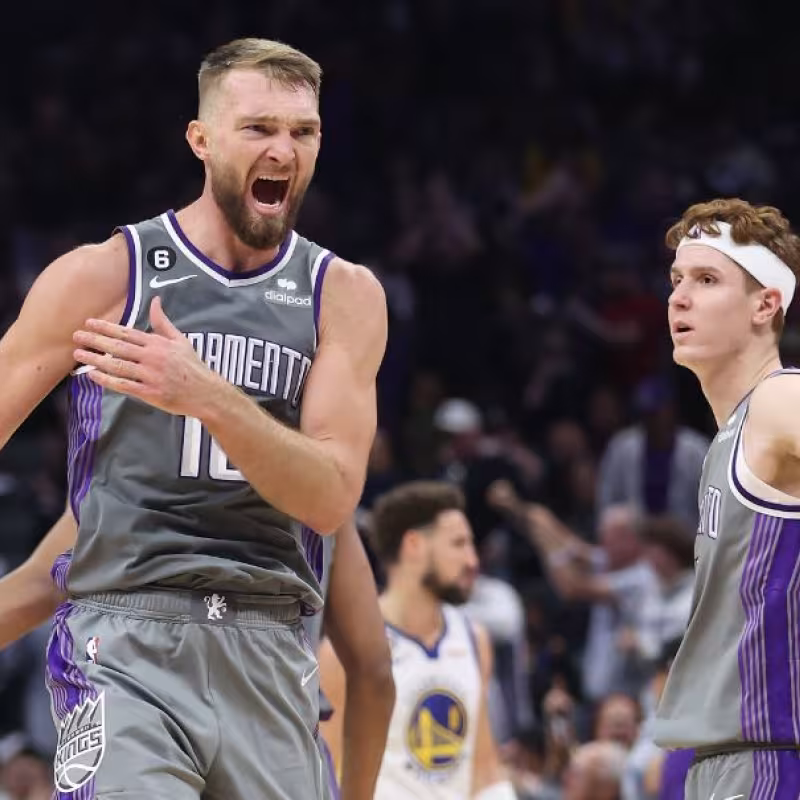Sabonis, jugador de Sacramento Kings. 