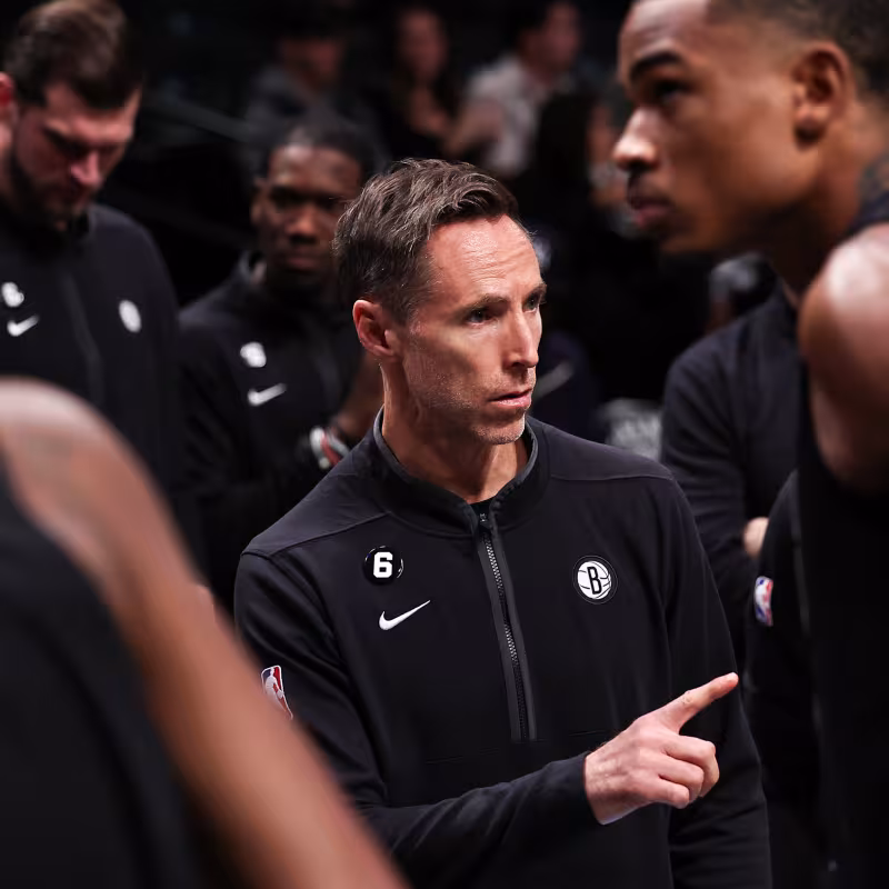 Steve Nash, entrenador de Brooklyn Nets.