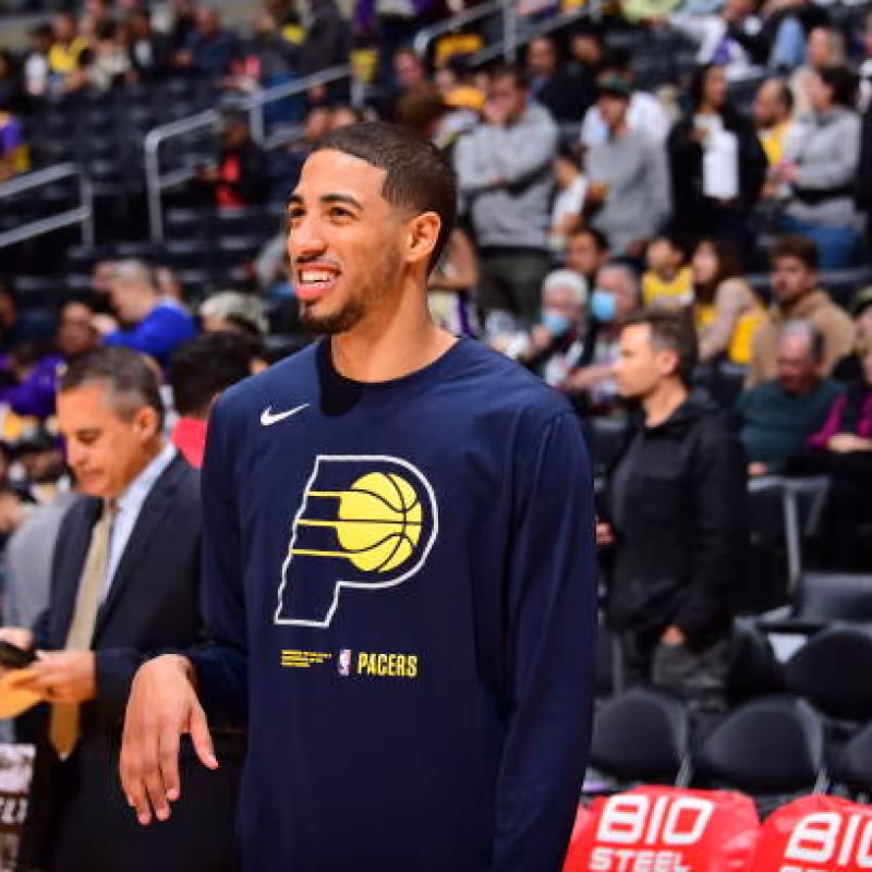 Tyrese Haliburton, no pérdidas. Foto: gettyimages