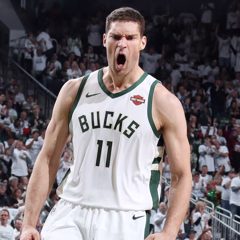 Brook Lopez, jugador de Milwaukee Bucks.