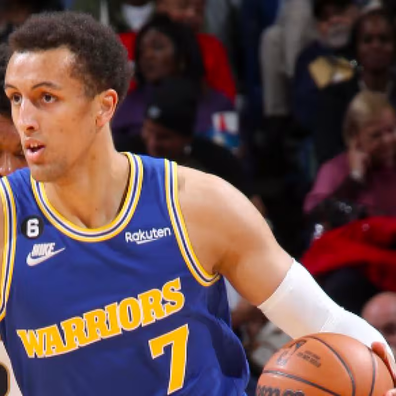 Patrick Baldwin Jr., con los Warriors.