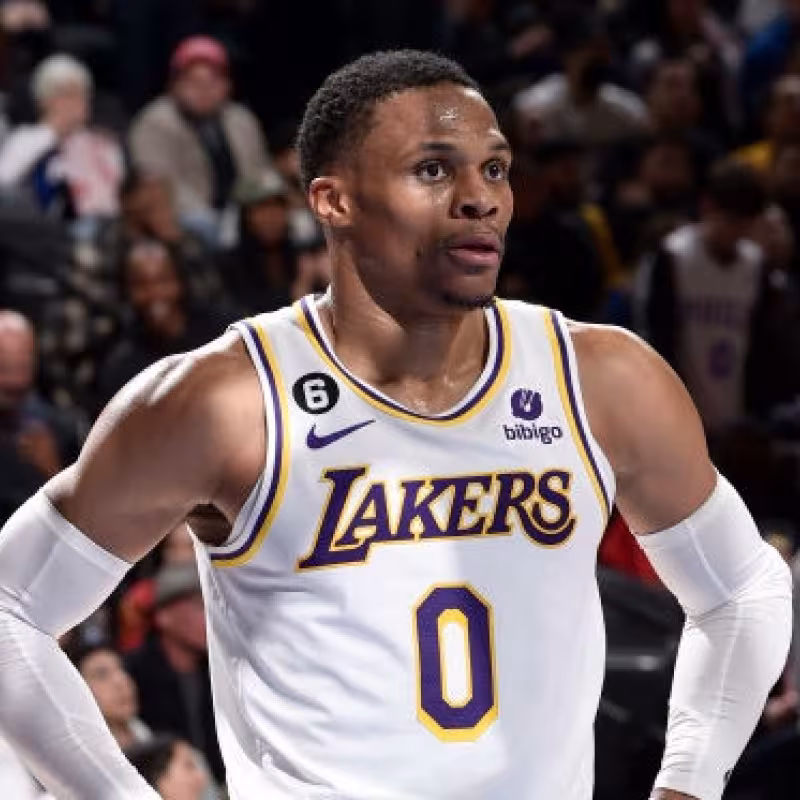 Russell Westbrook, jugador de Los Angeles Lakers.