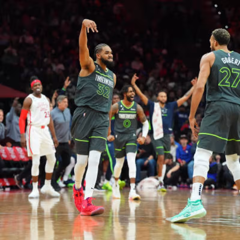 Minnesota Timberwolves, mejor sin Towns y Gobert. Foto: gettyimages
