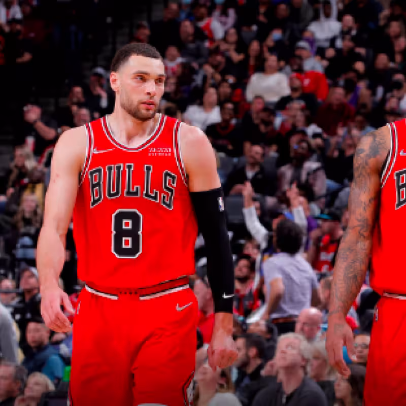Zach LaVine y DeMar de Rozan, estrellas de Chicago Bulls. 
