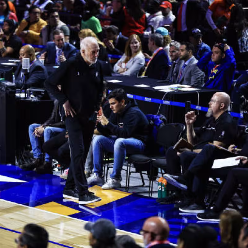Gregg Popovich, desastre de Spurs. Foto: gettyimages